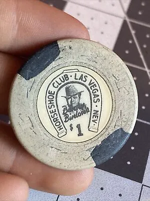 Vintage Horseshoe Club Las Vegas Nevada 1$ Poker Chip • $6