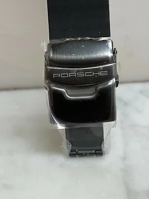 Porsche Design Nib Rubber Black Watch Band For Any Watch W/22mm Watch. Nos.oem!! • $179