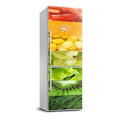 3D  Fridge Self Adhesive Removable Sticker Food Fruits And Vegetables • £45.95