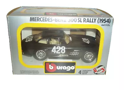 Burago Black Mercedes-Benz 300 SL Rally (1954) #428 • $10