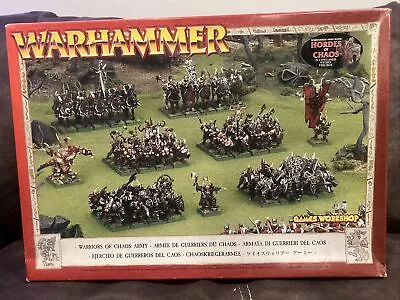 Warriors Of Chaos Army Box Set Warhammer TOW Fantasy Games Workshop Plus Extras • $850