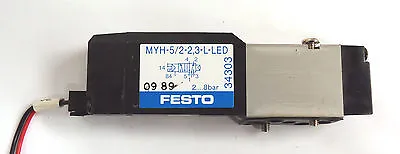  Festo Pneumatic Solenoid Valve MYH-5/2-23-L-LED 34303 • $16.15