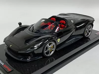 1/18 MR Collection Ferrari Daytona SP3 Daytona Black Carbon Base In Stock FE036F • $699.95