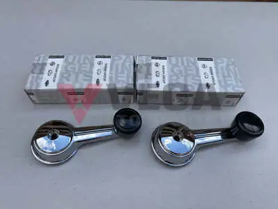 Window Regulator Handle Set (Black) To Suit DATSUN 1200 B110 Ute Sunny • $119