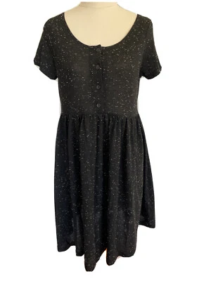 $24.95 • Buy ASOS Comfortable Maternity Dress Size 10 Pregnancy Clothing Black & White Specks
