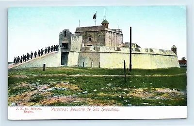 C1910 -  Veracruz Mexico Postcard - Baluarte De San Sebastian - J.K. No. 82 • $5.99