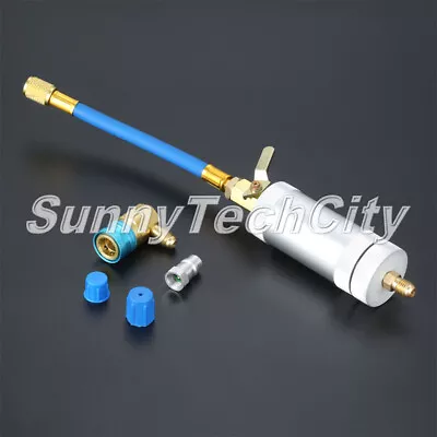 R134A R12 R22 Compressor Oil Dye Injector 1/4  SAE Male Female Oz Injection Tool • $30.88