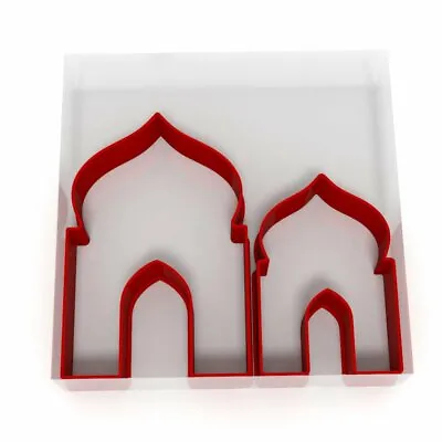 £3.49 • Buy Mosque Cookie Cutter Set Of 2 Biscuit Dough Icing Pastry Shape UK Ramadan