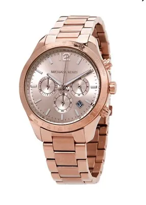 Michael Kors Oversized Layton Pale Rose Gold-Tone Watch Rose Gold One Size • $95