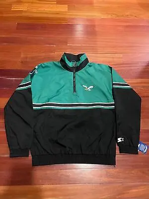 Starter Philadelphia Eagles Lite Windbreaker Jacket Kelly Green New Size: S-2XL • $194.90