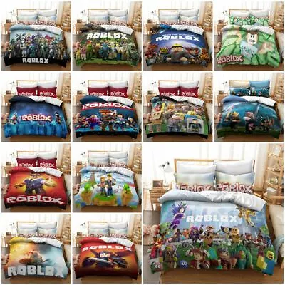 3D Printed Roblox Quilt/Doona/Duvet Cover Pillowcase Bedding Set Single Double • $37.99