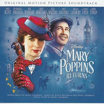 £3.99 • Buy MARY POPPINS RETURNS  Original Soundtrack Cd