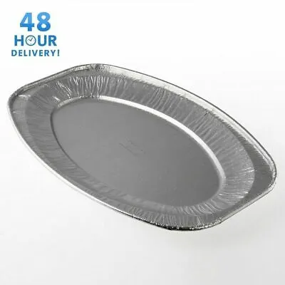 £5.79 • Buy Aluminium Foil Tray Disposable Baking Oven PARTY Takeaway Buffet Platter 14 