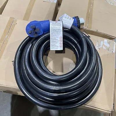 Epicord EXRVPL50-36TH 36FT 50 AMP RV Power Cord Blue/Black New Open Box • $110.49