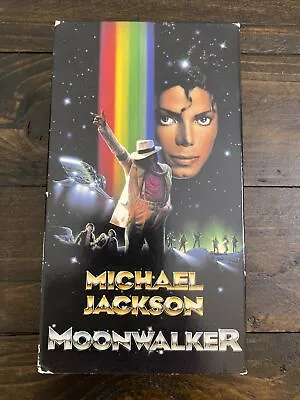 Michael Jackson - Moonwalker (VHS 1989) TESTED • $11