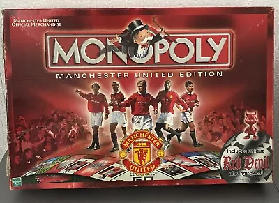 MONOPOLY MANCHESTER UNITED 1999 Edition.- Spare Game Parts NOT COMPLETE GAME. • £0.99