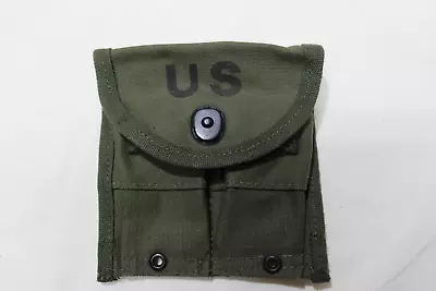 Original US Military Korea Vietnam M1 Carbine Ammo Magazine Belt Pouch Canvas AN • $16.95