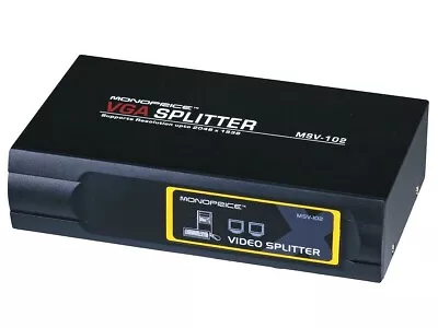 Monoprice MSV-102 Video 2-Way VGA/SVGA Splitter/Amplifier/Multiplier 400MHz • $10