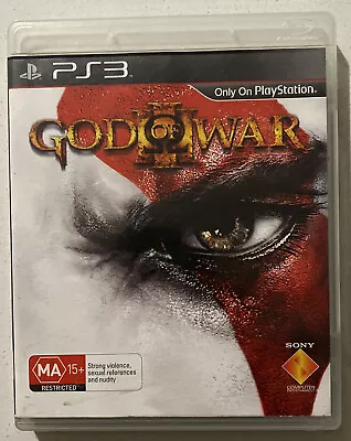 God Of War III 3 PS3 Playstation 3 Game With Manual • $14.95