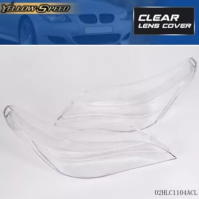 Left + Right Headlight Clear Lens Cover Fit For BMW E60 E61 5 Series 525i 530i • $48.34