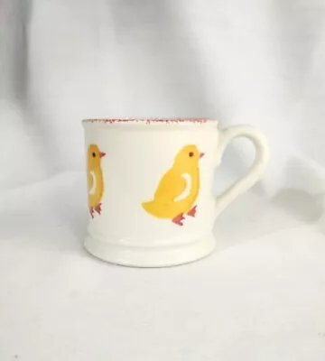 Vintage Laura Ashley Child Baby Mug Chick Hen Ceramic Handpainted England  • £6