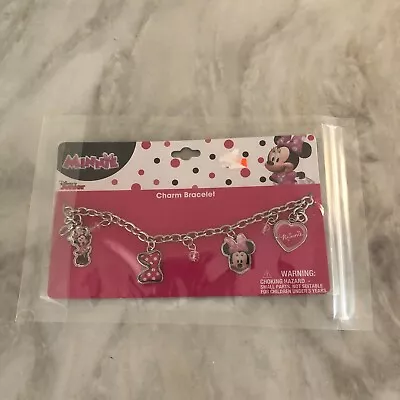 Disney Junior Minnie Mouse Charm Bracelet For Girls - NEW - FREE SHIPPING • $9.89