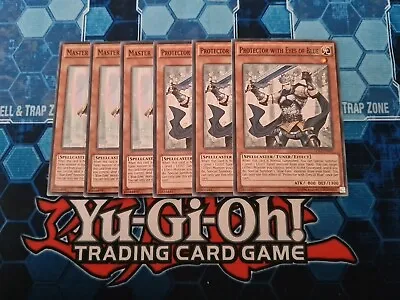 3 X Master & Protector With Eyes Of Blue |LDK2-ENK07/08| Common Unl Yu-Gi-Oh Set • £4.49