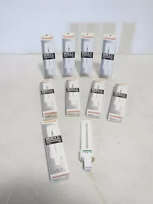 Sylvania 21276 Dulux S 7w Compact Flourescent Bulb G23 Cf7ds/835/eco 10 Bulbs • $28.50