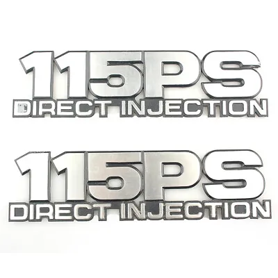 Mitsubishi Colt PAIR 115PS Direct Injection Emblem Logo Badge Nameplate NOS • $34