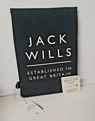 JACK WILLS IPAD Tablet Cover Navy Graphic Genuine • £8.99