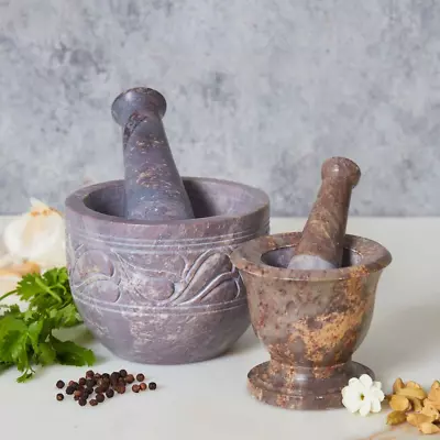 Herbs Dry Spice Mortar Pestle Set • $60