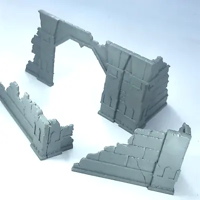 Scenery Ruined Buildings Urban LOTR - Warhammer / Lord Of The Rings C3386 • £19.99