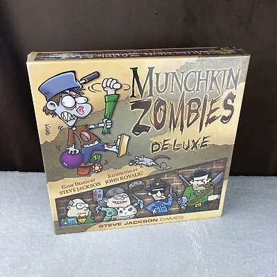 NEW & SEALED! Munchkin: Zombies Deluxe NOS Steve Jackson 1495 Card & Board Game • $29.99