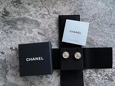 New Authentic Chanel 22C Earrings Ear Ring Earring Accessory Fashion Jewellery • £443.50