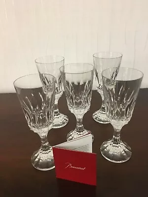 Glasses Wine Red Model Assas IN Crystal Baccarat 80 Available / Price Per Unit • $246.61