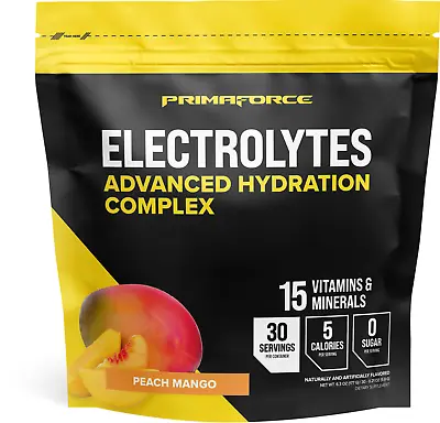 PrimaForce Electrolytes Hydration Complex Packets (30 Servings) (Peach Mango) • $19.58