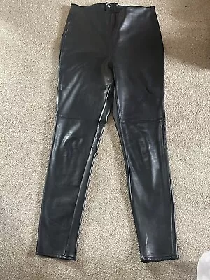 H&M Leather Look Leggings 14 • $7.47