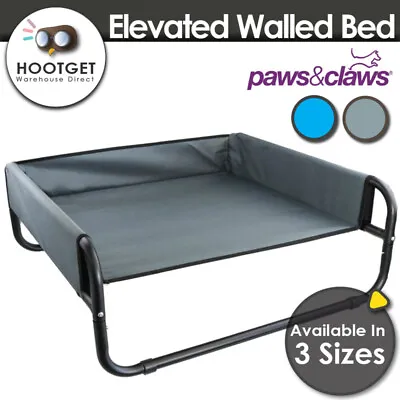 $33.95 • Buy Pet Puppy Dog Bed Sofa Elevated Portable WALLED SUSPENSION Trampoline Hammock  