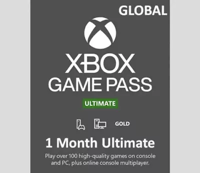 Xbox Live Game Pass Ultimate And Gold 1 Month Membership • $17.99