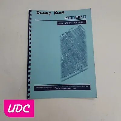 Maygay Donkey Kong Game Manual • £35