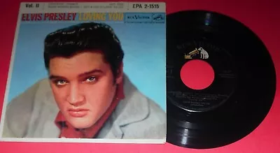 ELVIS PRESLEY  Loving You  EP Vol. 2  1957 High Grade RCA-1515 ROCKER EP  - VG+ • $25