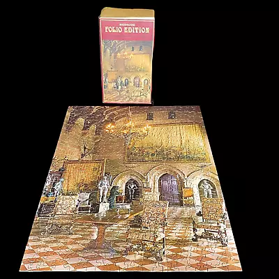 VTG Waddingtons Folio 450 Pc Jigsaw Puzzle The Great Hall Warwick Castle 17 X 22 • $19.95