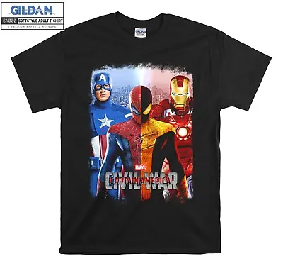 Marvel Captain America Comic T-shirt Gift Hoodie Tshirt Men Women Unisex F393 • £15.99