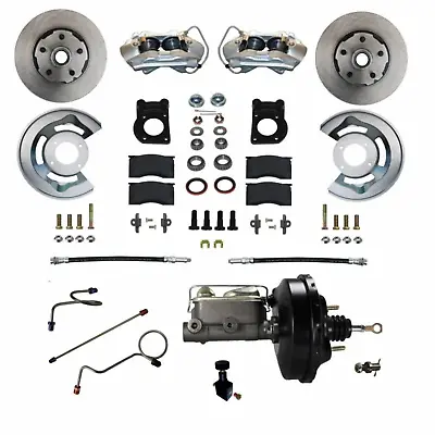 1971-73 Ford Mustang Cougar Power Front Disc Brake Conversion Kit - Easy Install • $1259.95