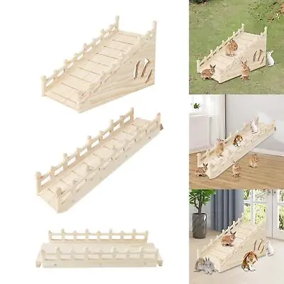 Wooden Rabbit Hiding Cage Accessories Shelter Hutch Nest Hiding Place For • £16.14