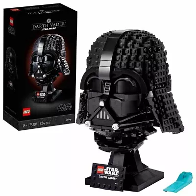 LEGO 75304 Star Wars Darth Vader Helmet Adult Set Age 18+ 834pcs • £62.95