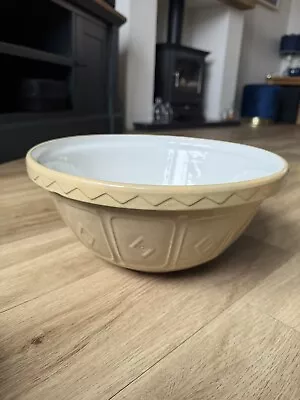 Vintage Large Mason Cash & Co Church Gresley Ceramic Mixing Bowl 13  No 6 Brown • £10