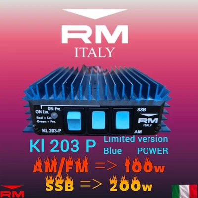LINEAR AMPLIFIER BURNER RM KL 203 AM FM 100W SSB CW 200W HF AMPLIFIER - Foto 5