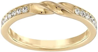 $99.99 • Buy Swarovski Crystal | Gold Curly Ring ✪new✪ 5139664 Retired 50 Cry Gos Rare 5 Usa