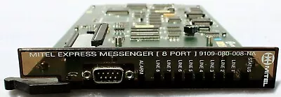 Mitel 9109-080-008-NA 8- Port SX200 Express Messenger Card - NO Hard Drive • $275